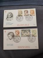 2 Enveloppe avec timbres de collection, Enlèvement ou Envoi