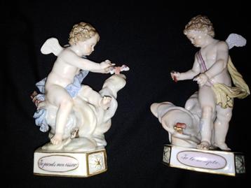 Meissen porseleinen putti Engelen beschikbaar voor biedingen