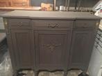 Buffet ou dressoir en chêne gris anthracite, Chêne, Utilisé