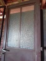 Metalen garage werkplaats deur, Doe-het-zelf en Bouw, Deuren en Vliegenramen, 80 tot 100 cm, Gebruikt, Buitendeur, Ophalen