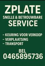 Z PLATEN KEURING VOOR VERKOOP, Auto diversen, Auto-accessoires, Ophalen, Nieuw