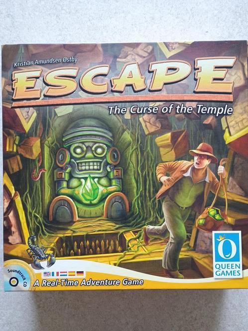 Escape La Malédiction du Temple de QUEEN GAMES, Hobby & Loisirs créatifs, Jeux de société | Jeux de plateau, Comme neuf, 1 ou 2 joueurs