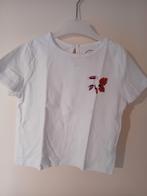 Wit T-shirt met vogel, Kinderen en Baby's, Kinderkleding | Maat 98, Meisje, JBC, Ophalen of Verzenden, Zo goed als nieuw