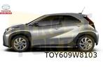 Toyota Aygo X (3/22-2/26) (B70) wielkuiplijst achterscherm L, Neuf, -, Toyota, -
