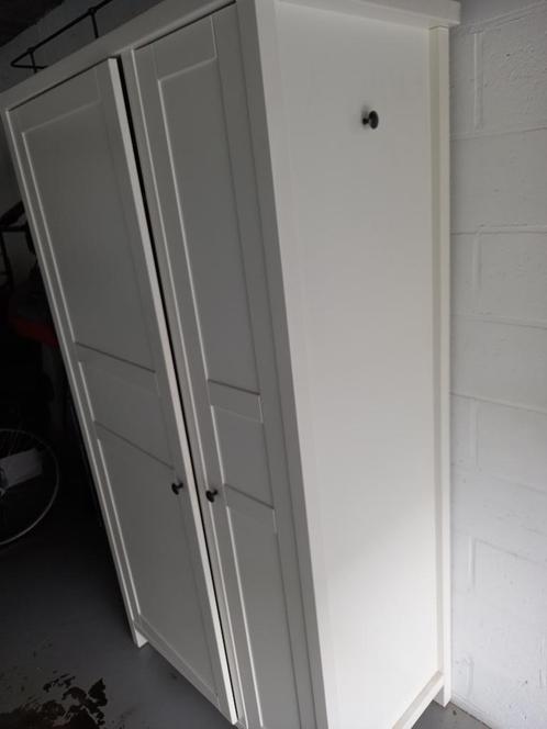 Witte kast Ikea / Armoire blanche, Huis en Inrichting, Kasten | Kleerkasten, Gebruikt, 200 cm of meer, 50 tot 100 cm, 50 tot 75 cm