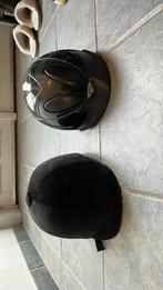 2 zwarte paardrijhelmen, Dieren en Toebehoren, Paardrijkleding, Ophalen, Gebruikt, Kinderen, Cap