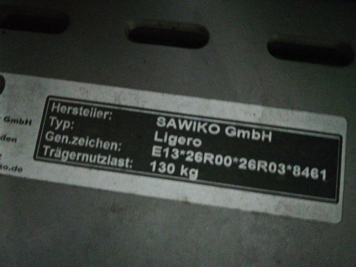 Motorfietshouder, Caravans en Kamperen, Mobilhome-accessoires, Gebruikt, Ophalen