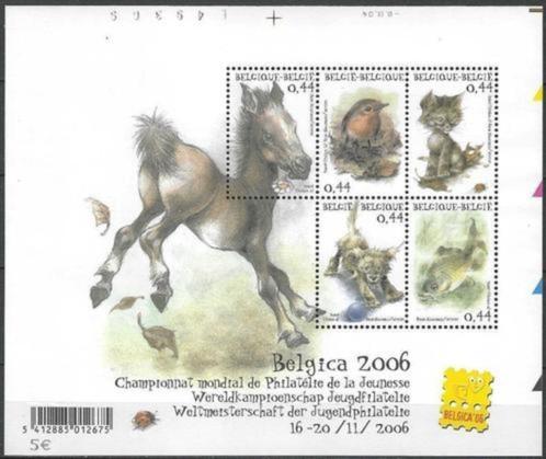 Belgie 2004 - Yvert 3306-3310 /OBP 3319-3323 - Dieren (PF), Timbres & Monnaies, Timbres | Europe | Belgique, Non oblitéré, Envoi