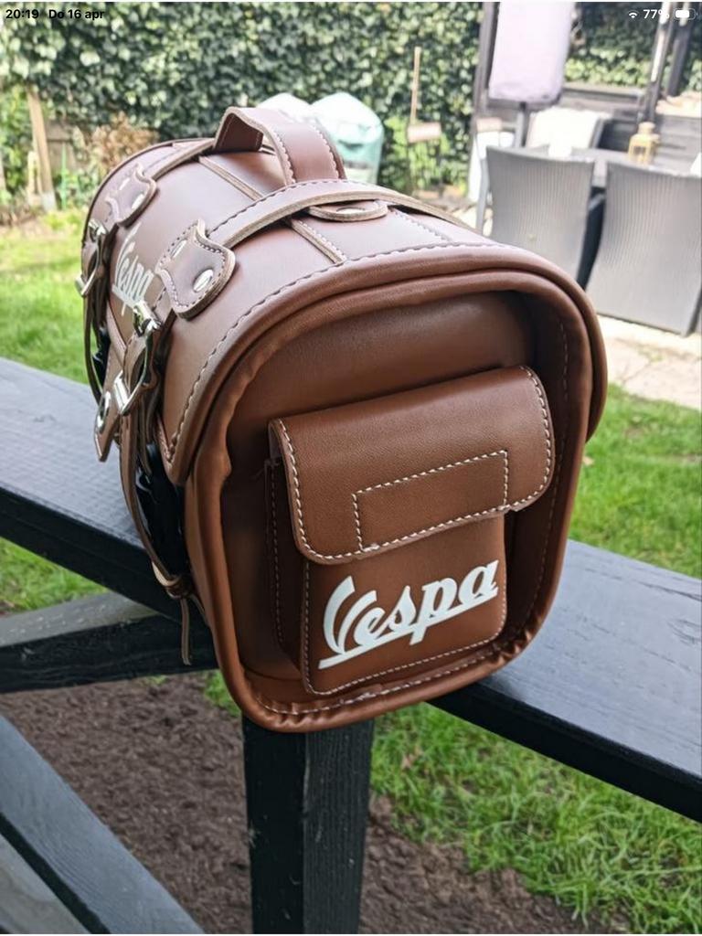 Sac pour porte-bagage avec logo Vespa - neuf, Enlèvement ou Envoi, Neuf