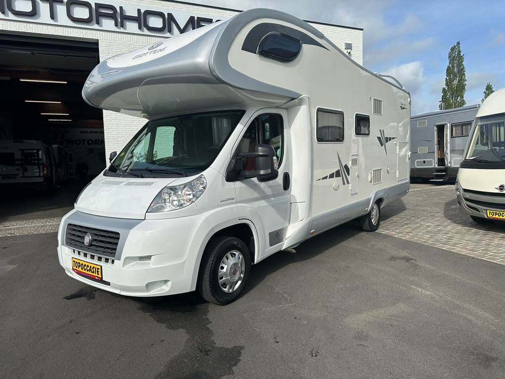 Fiat Ducato Giottiline Thierry T 45, Caravanes & Camping, Fiat, Boîte manuelle, Télévision, Alcôve