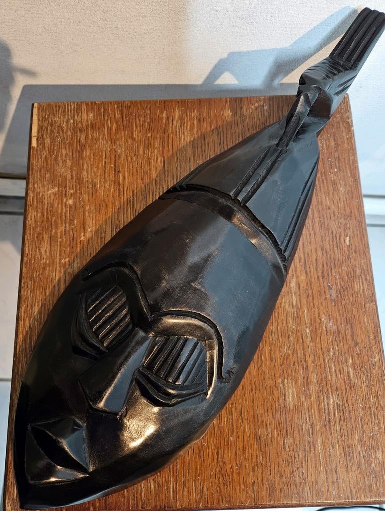 Masque de cérémonie africain - Antiquités, Enlèvement, Bois, Masque