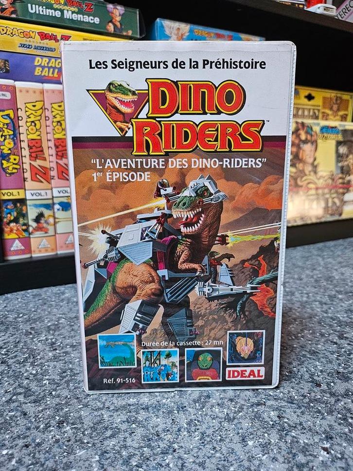 VHS Dino Riders aflevering 1 ZELDZAAM!, Cd's en Dvd's, VHS | Kinderen en Jeugd, Ophalen of Verzenden