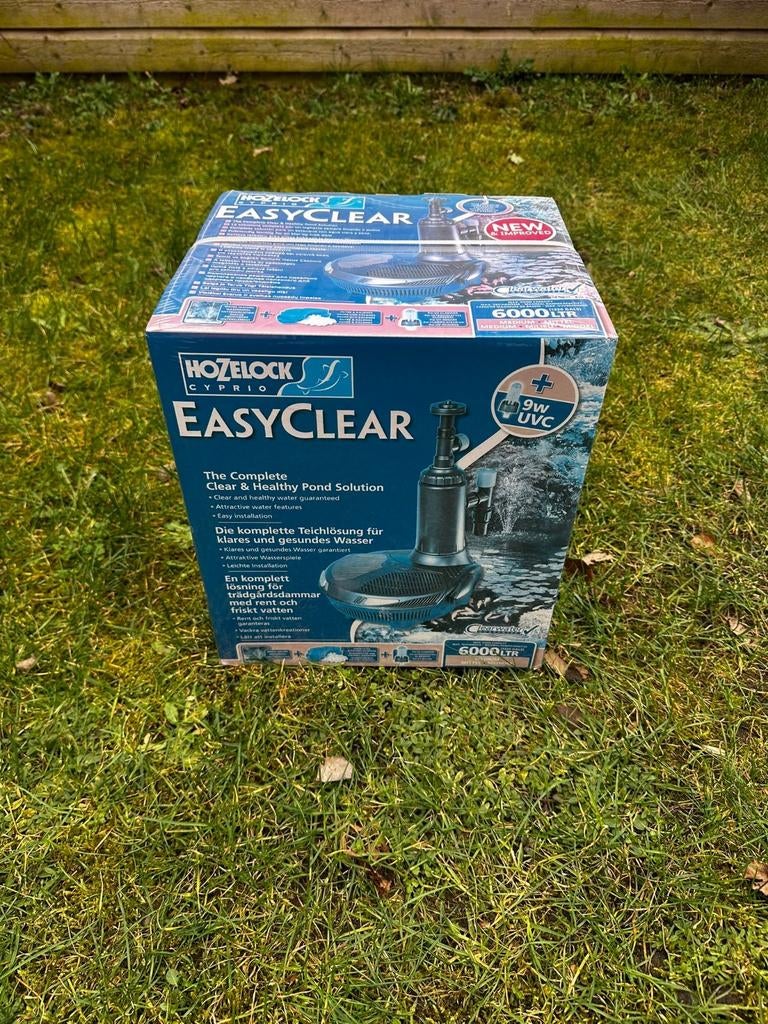 Vijverpomp Easyclear 6000, alles in 1, nieuw!, Jardin & Terrasse, Accessoires pour étangs, Enlèvement ou Envoi, Pompe de bassin