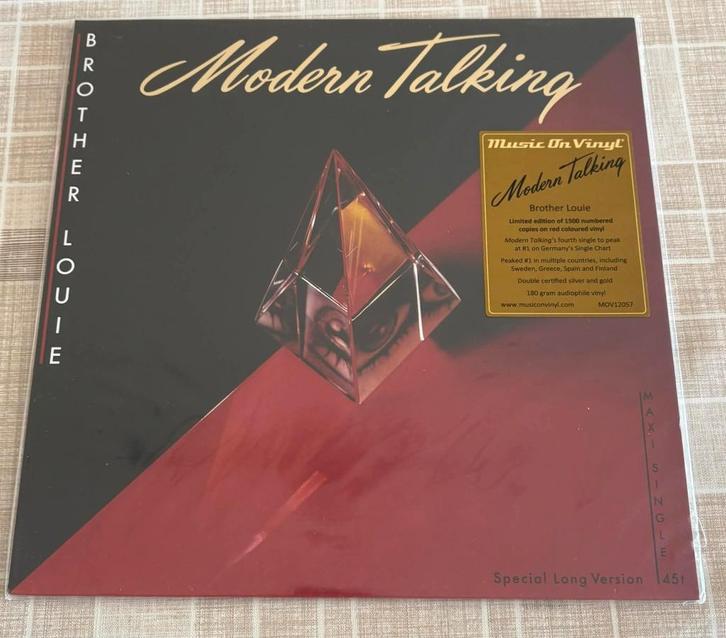Modern Talking - Brother Louie (Rode Vinyl) (MV), CD & DVD, Vinyles | Pop, Neuf, dans son emballage, 2000 à nos jours, 12 pouces