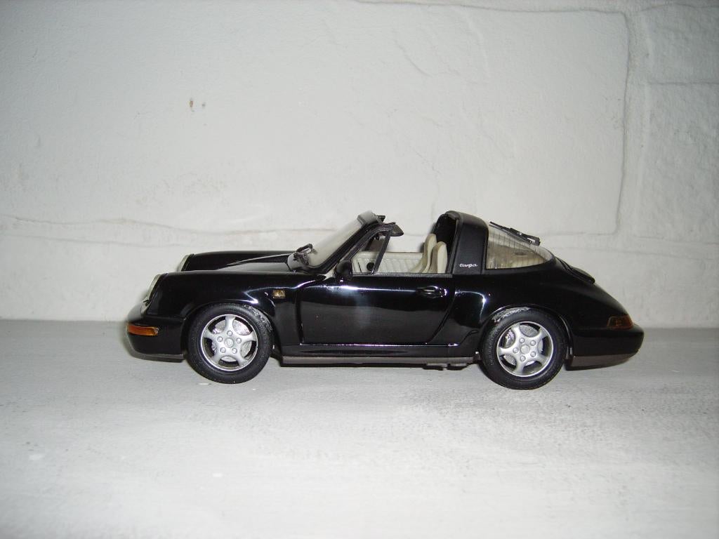 ANSON PORSCHE 911 TARGA / MO1628 /ZWART, Ophalen of Verzenden, Zo goed als nieuw, Auto, Anson