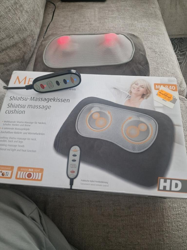 Massage nek rug verwarmer schouder benen nieuw, Sports & Fitness, Produits de massage, Enlèvement