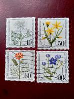 Bloemen, Duitsland Berlijn, 1980, Verzenden, Gestempeld, Dier of Natuur