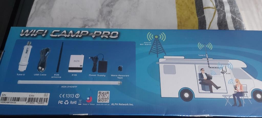 WiFi antenne, Ophalen, Gebruikt