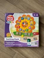 Houten speel- en leerklok voor kinderen, Ophalen, Zo goed als nieuw, Taal en Lezen