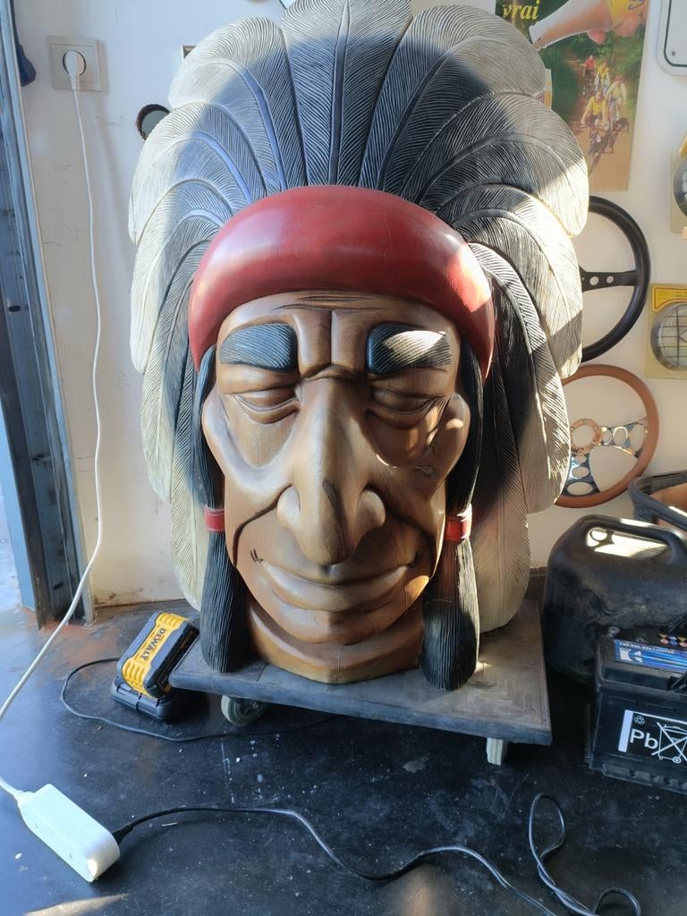 Beeld Indiaan, Antiek en Kunst, Ophalen