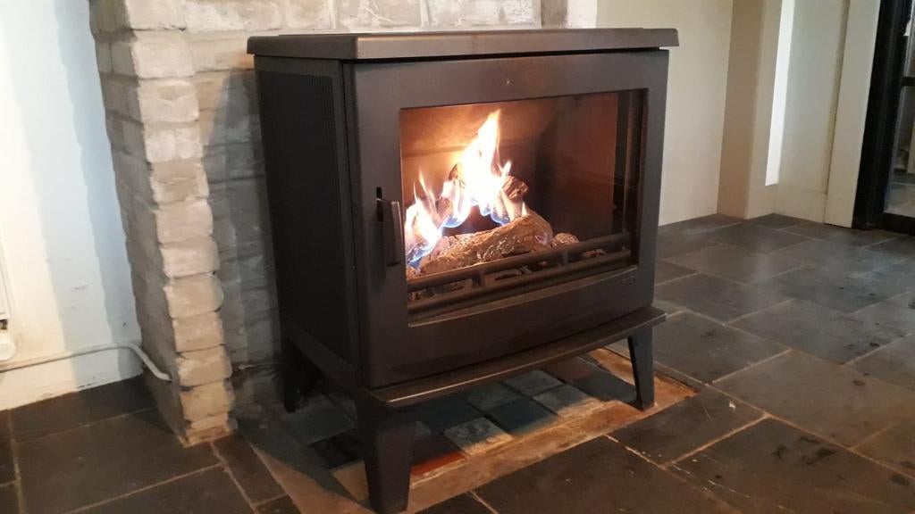 Gaskachel op propaan, Huis en Inrichting, Kachels, Zo goed als nieuw, Vrijstaand, Gaskachel, Gas, Ophalen