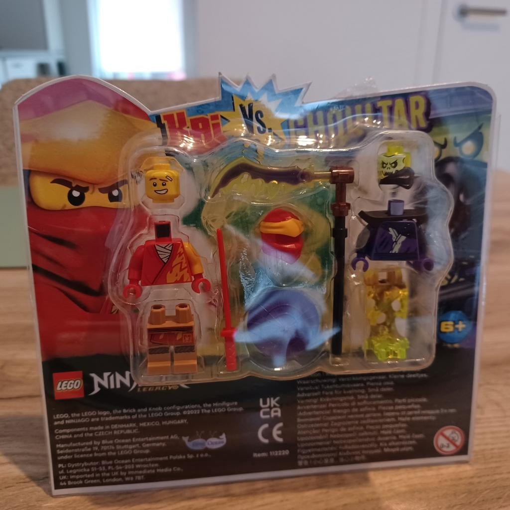 Lego ninjago figuren op kaart, Ophalen of Verzenden, Lego, Ninjago