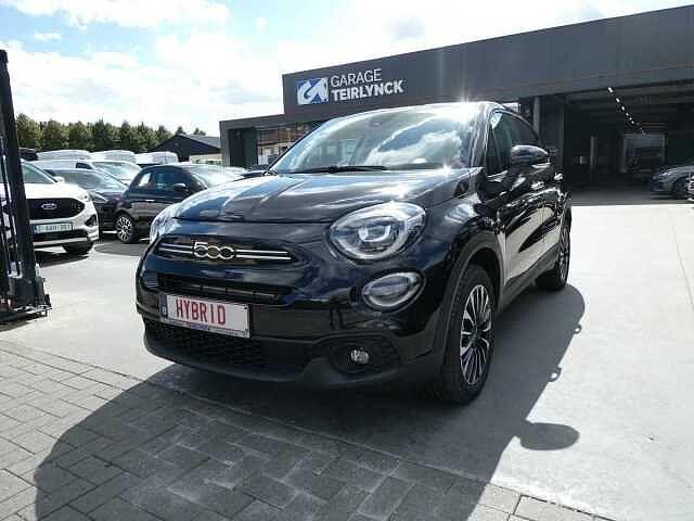 Fiat 500X 1.5 i Hybrid 130pk Automaat Business Luxe Camera, Auto's, Fiat, 128 pk, 500X, Zwart, Bedrijf