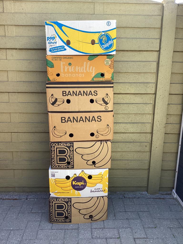 GRATIS ! 7 BANANENDOZEN OPHALEN TURNHOUT, Ophalen, Zo goed als nieuw