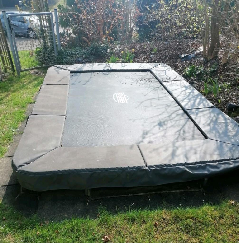 Trampoline, Kinderen en Baby's, Speelgoed | Buiten | Trampolines, Ophalen, Gebruikt