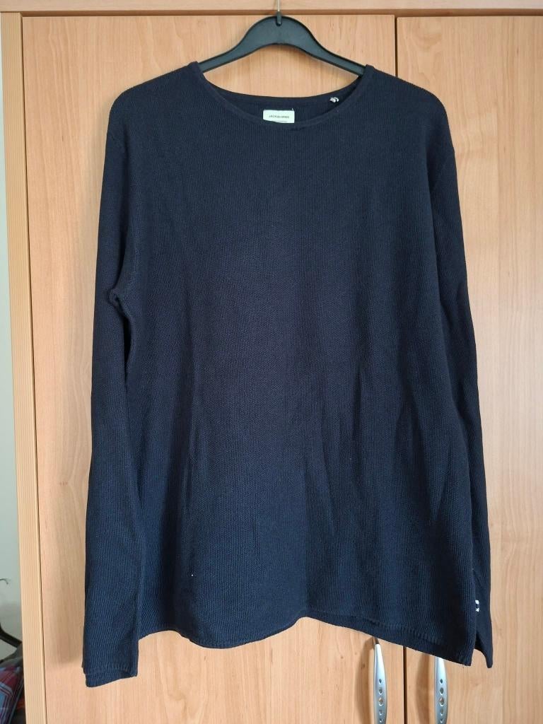 Jack & Jones: Marine blauwe herentrui (Medium), Kleding | Heren, Truien en Vesten, Ophalen of Verzenden, Gedragen, Jack & Jones