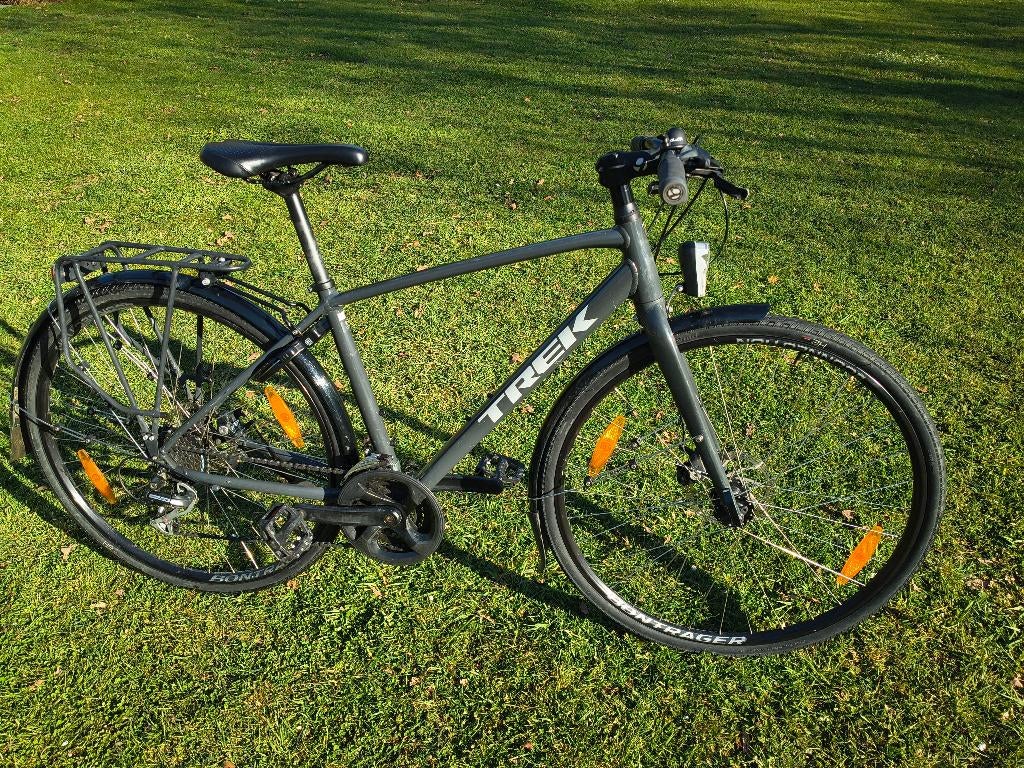 Jongensfiets Trek FX 1, 50 cm, 28", schijfremmen, Gebruikt, Versnellingen, Schijfrem, Trek