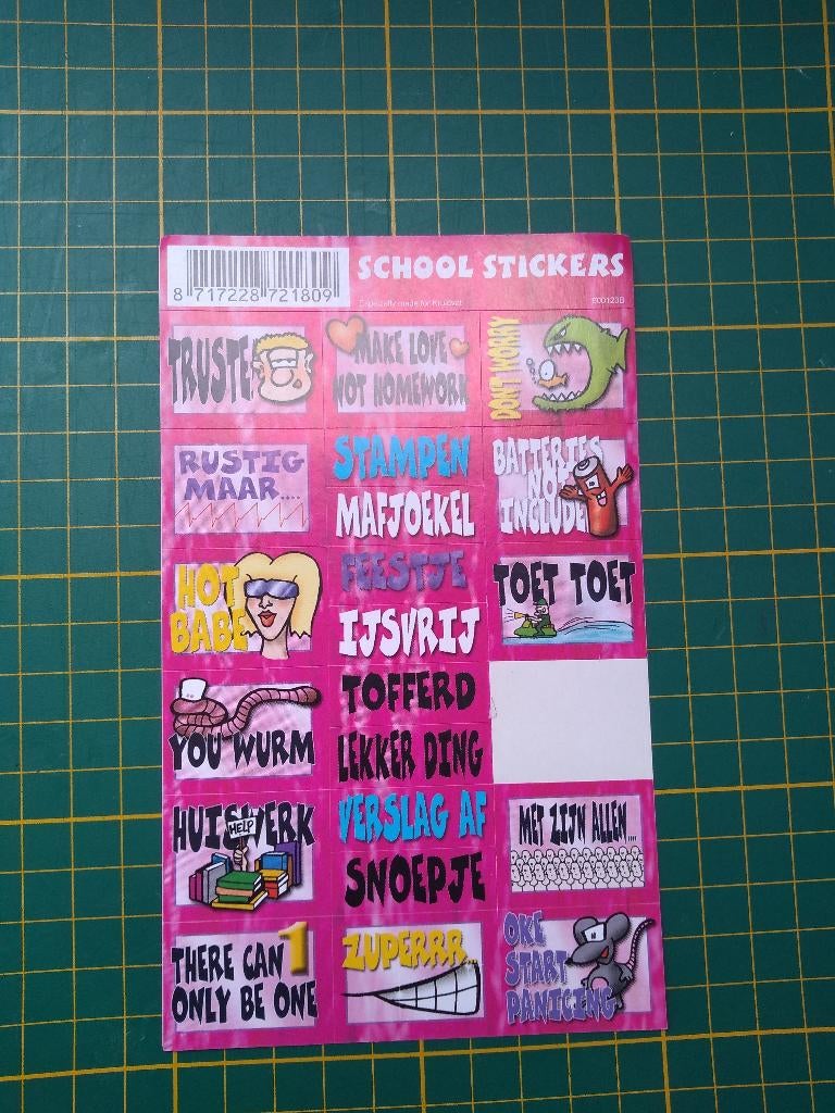 lot stickers vintage reclame cartoons disney dieren merken 4, Enlèvement ou Envoi, Comme neuf