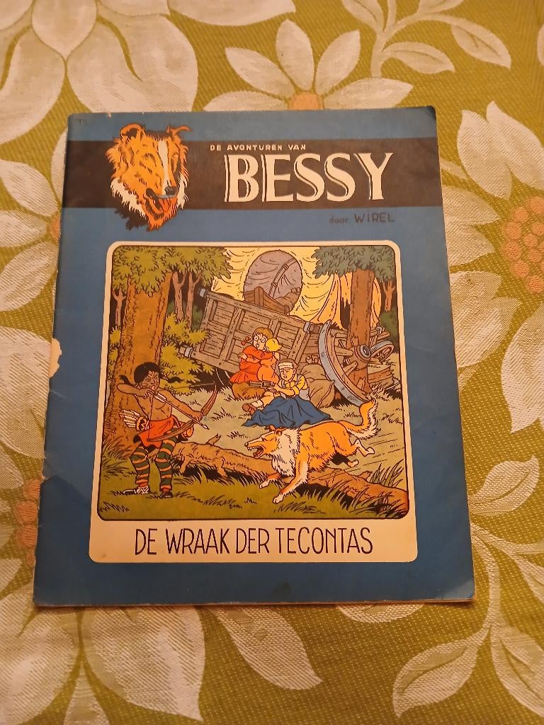 Bessy nr 15 : de wraak der teconthas, Gelezen, Wirel (Vandersteen/Verschuere), Eén stripboek, Ophalen of Verzenden