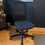 Bureaustoel Ikea Flintan, Huis en Inrichting, Ophalen, Zwart, Zo goed als nieuw, Bureaustoel