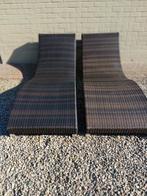 2 ligbedden voor buiten., Tuin en Terras, Ophalen, Aluminium