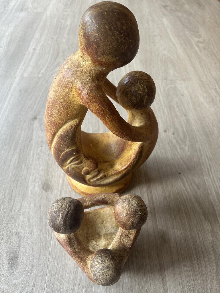 2 Statues origine Amérique latine en terre cuite neuves- 40€, Antiquités & Art, Art | Sculptures & Bois, Statue, Matériau naturel