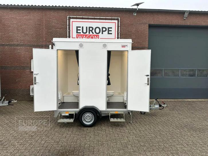 EasyWagon Dubbele mobiele badkamer ACTIEPRIJS, Articles professionnels, Machines & Construction | Abris de chantier & Conteneurs