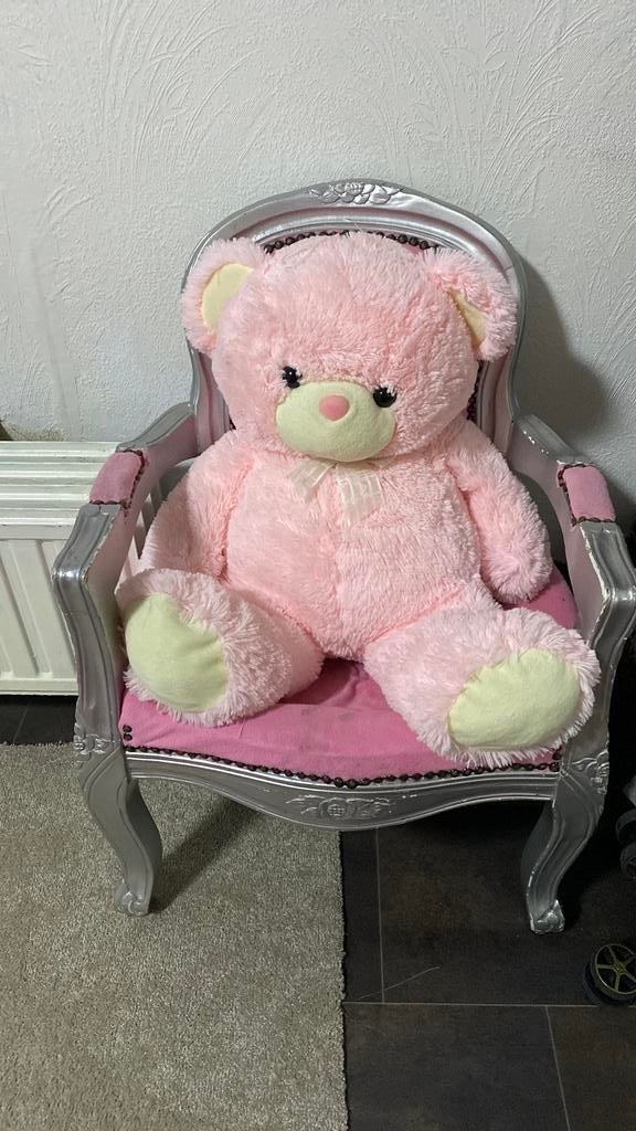 Prinsessenstoel met roze beer, Ophalen, Gebruikt, Stoel(en)