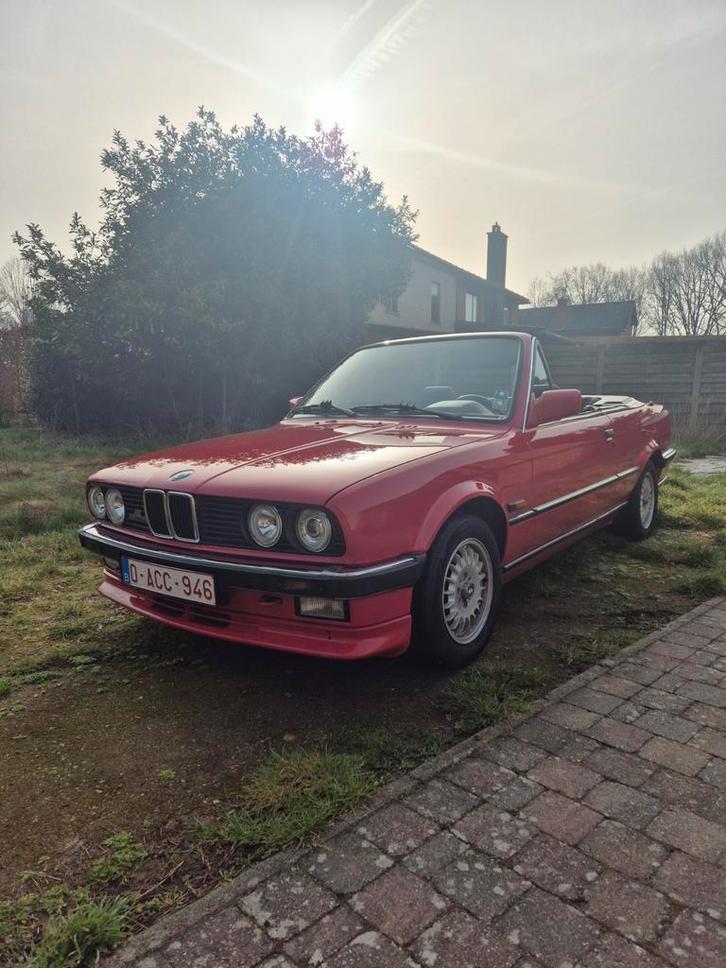 Bmw e30 325i cabrio full option ac schnitzer, Auto's, BMW, Particulier, ABS, Centrale vergrendeling, Elektrische ramen, Zetelverwarming
