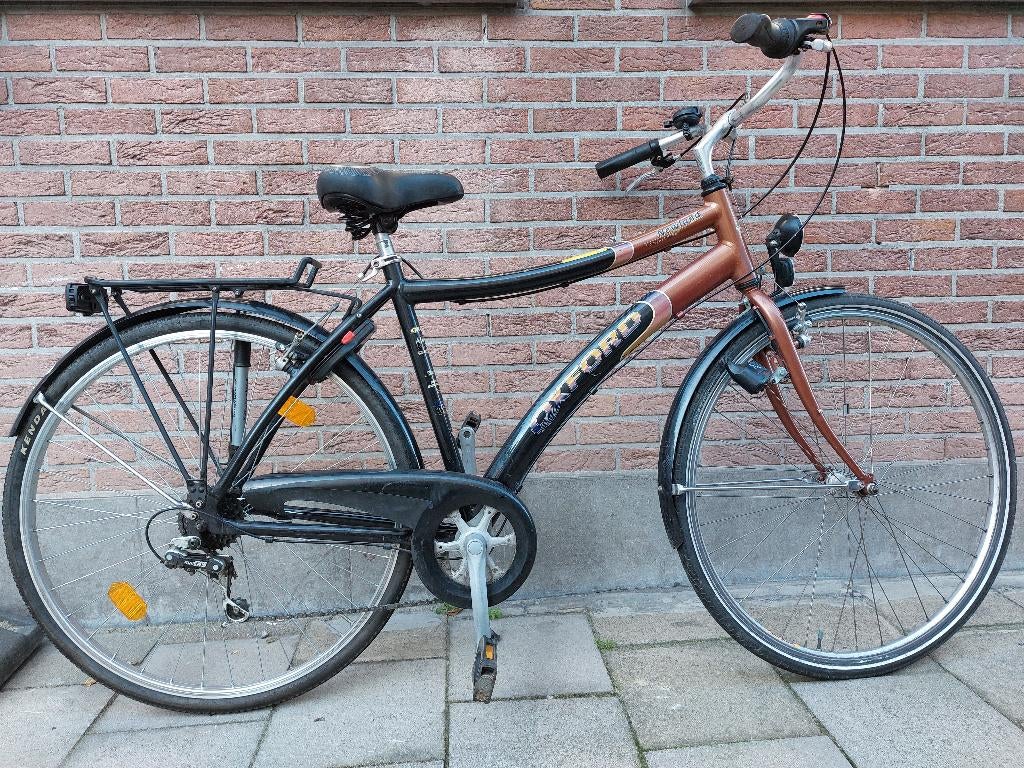 Herenfiets Oxford 28 inch, Fietsen en Brommers, Velgrem, Versnellingen, 49 tot 53 cm, Zo goed als nieuw