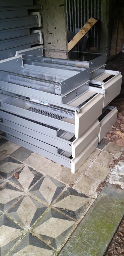 10 stevige schuiven met geleiders, Ophalen