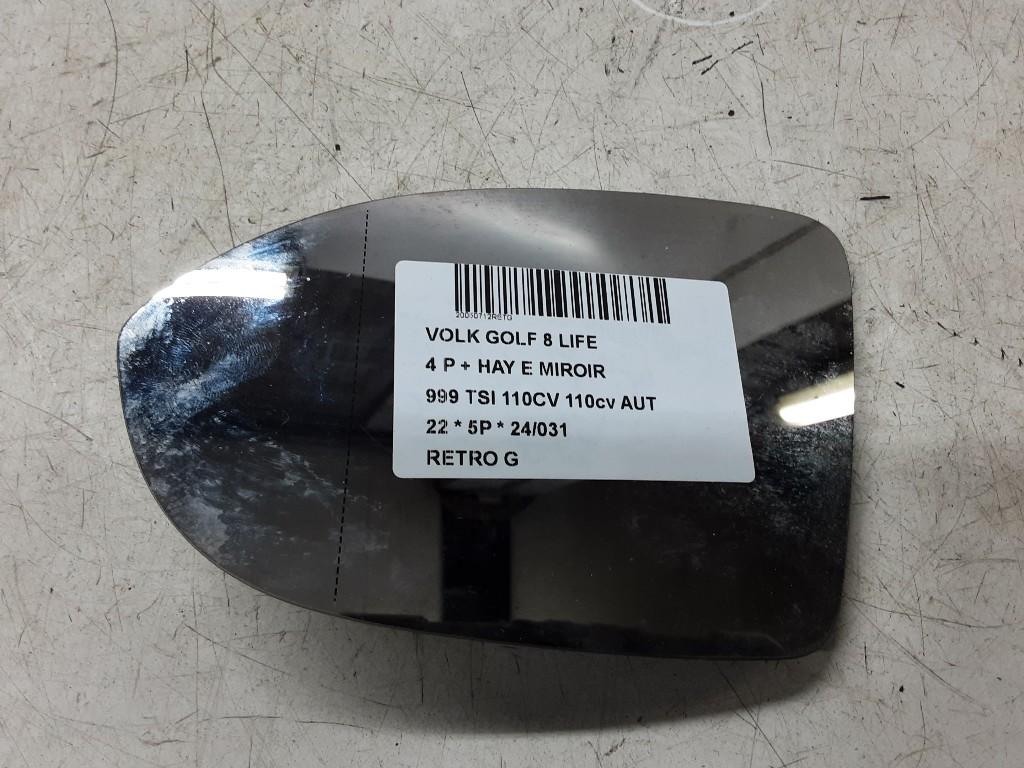 RETROVISEUR EXTERIEUR GAUCHE Golf VIII (CD1) (5H0857521D), Volkswagen, Mevr. I. Hauben, Utilisé, Rue de l'Espoir 34 34
4030  GRIVEGNÉE, BE