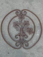 fronton semi rond murale en fer forgé, 4 fleurs, Enlèvement ou Envoi, Neuf