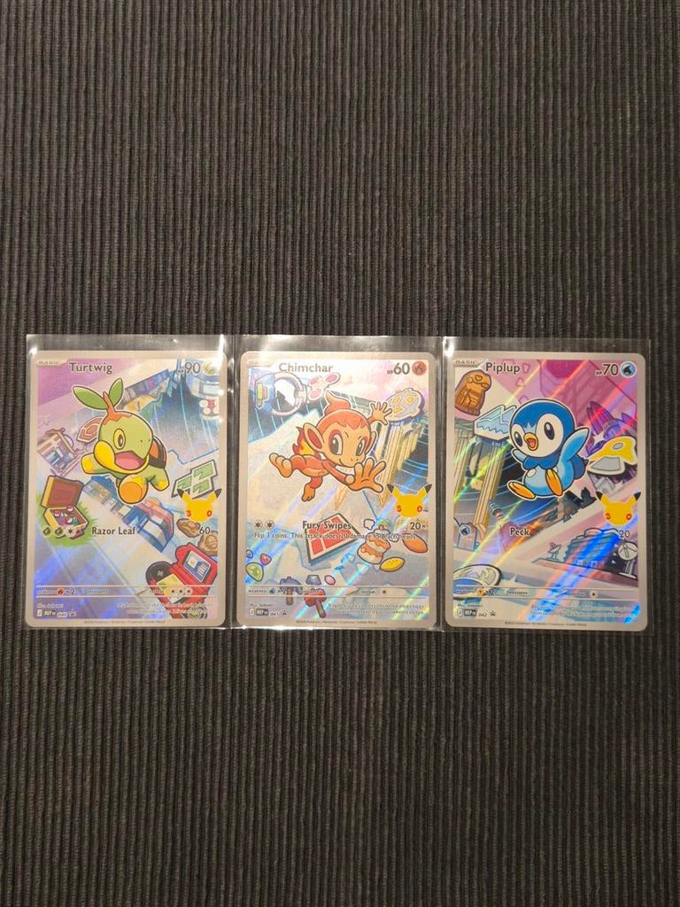 Starters Sinnoh de la collection First Partner, Enlèvement ou Envoi, Neuf, Plusieurs cartes, Foil