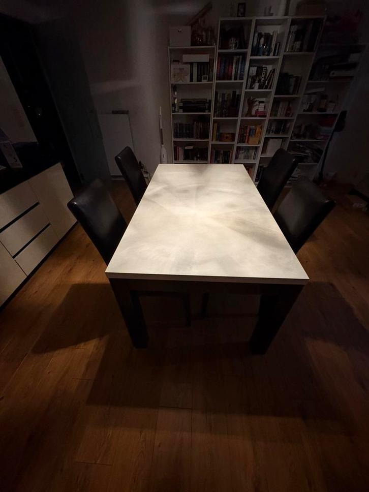 Eettafel, Huis en Inrichting, Tafels | Salontafels, Zo goed als nieuw, Ophalen