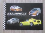 Opel Steinmetz Tuning Speedster Astra enz Brochure, Boeken, Ophalen of Verzenden, Opel