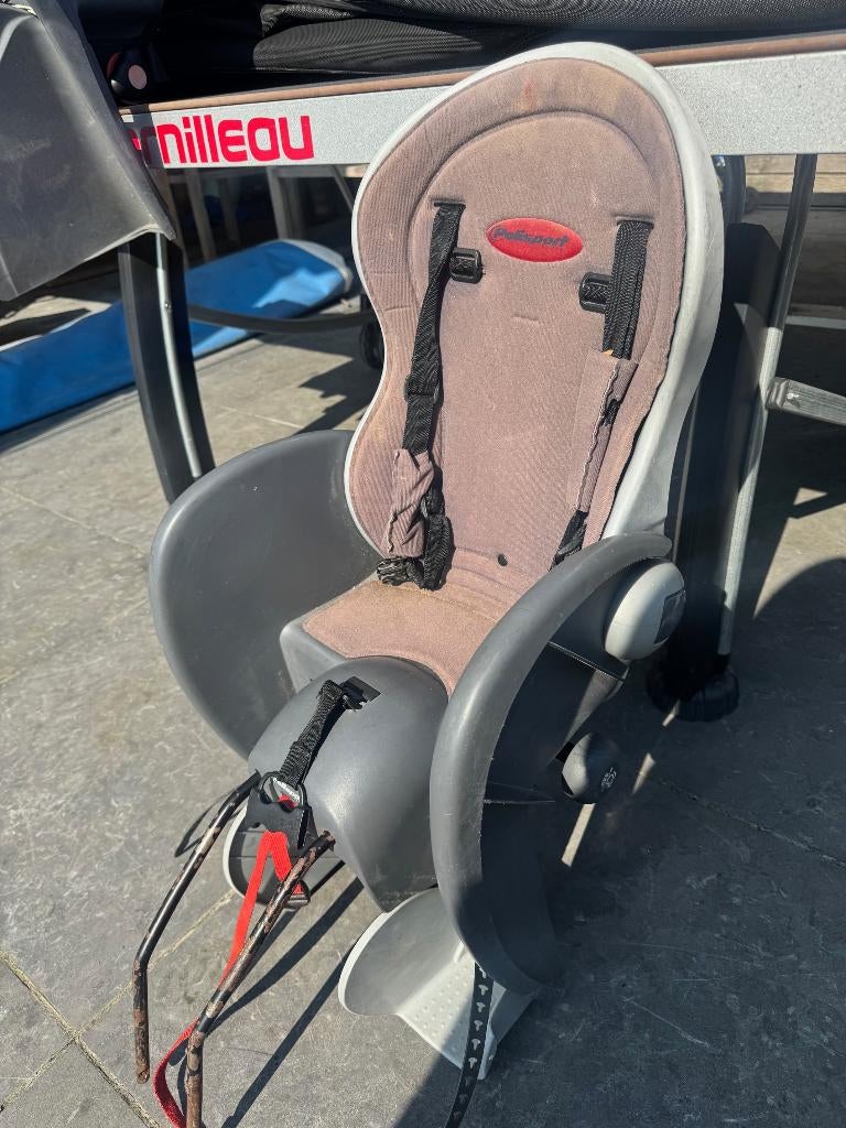 kinderfiets stoeltje, Ophalen, Gebruikt, Achterzitje, Polisport