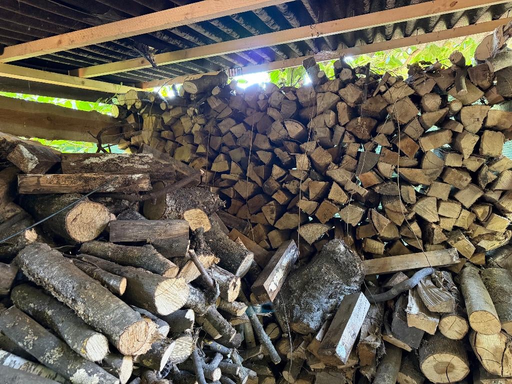 Brandhout eik, es, beuk gemengd, Moins de 3 m³, Enlèvement, Chêne, Bûches