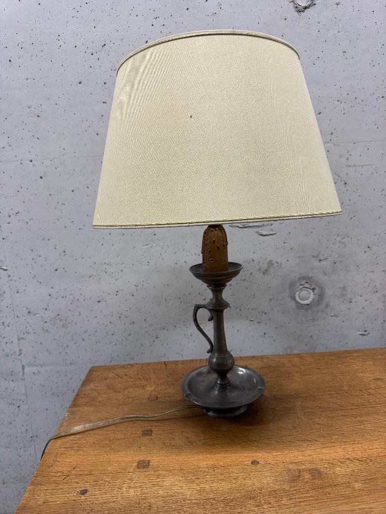 lampe de table, Enlèvement, Utilisé, Métal, Moins de 50 cm
