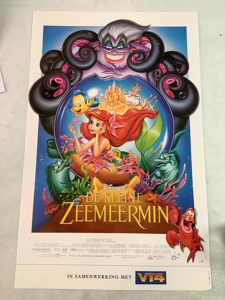 LITTLE MERMAID   FILMPOSTER   40-60 cm, Verzamelen, Posters, Ophalen of Verzenden